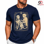 Custom Dalmatian Dog T-Shirt Pet Lover Owner Unisex Graphic Casual Apparel