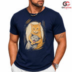 Funny Cat Awareness T-Shirt Men Women Cute Feline Graphic Pet Lover Fun Shirt