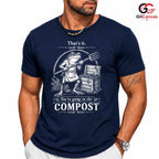 Funny Eco Compost Frog T-Shirt Unisex Gardening Lover Humorous Botanical Graphic