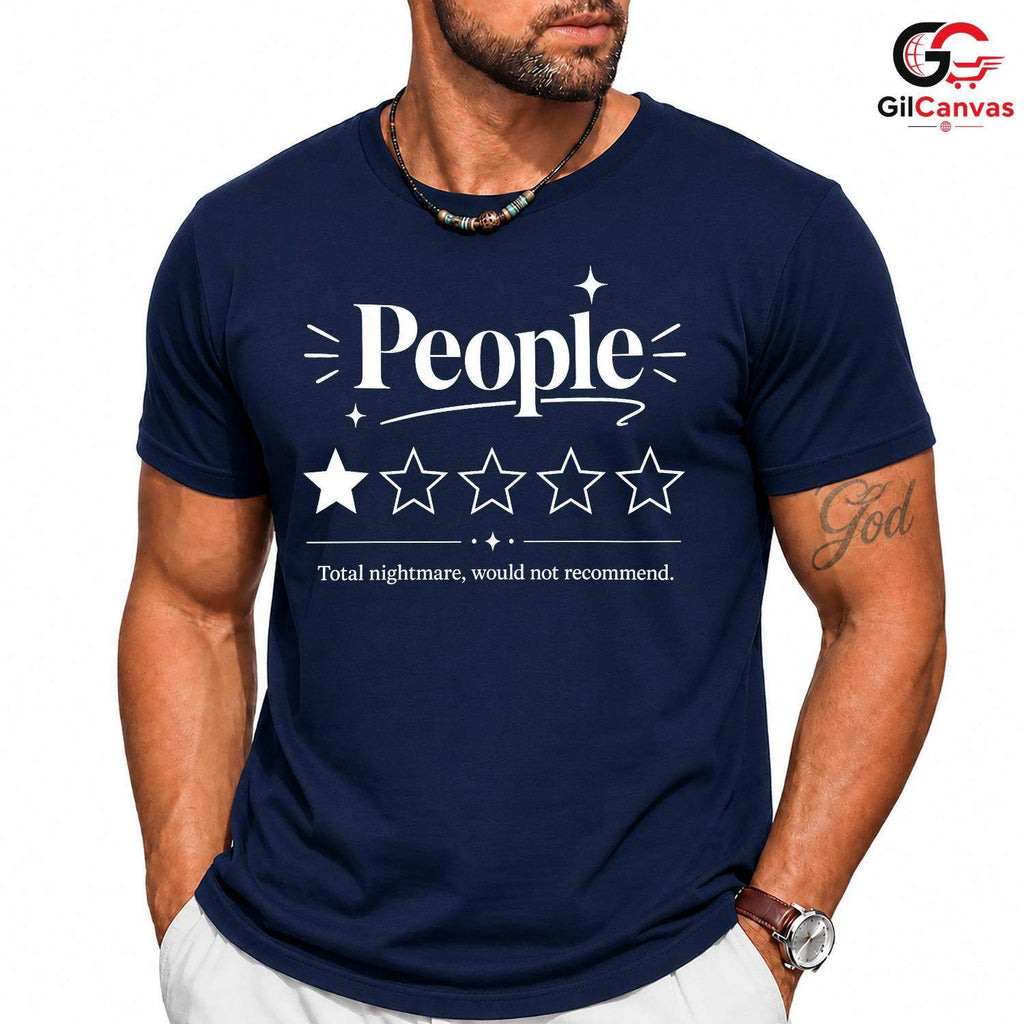 Funny People Review T-Shirt Unisex Halloween Festivities Friends Gag Gift Tee