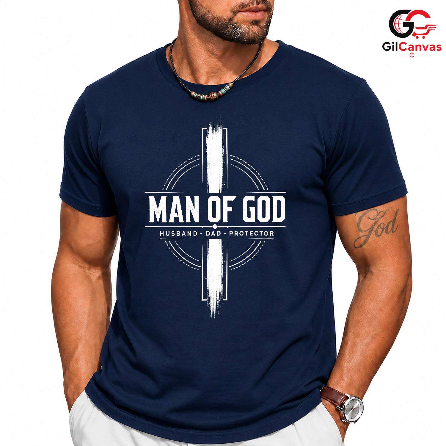 God Themed Custom Print T-Shirt Christian Holiday Gift Unisex Casual Wear