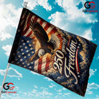 250 Years Of Freedom Garden Flag Rustic Patriotic Eagle Yard Banner Sign 2026