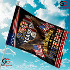 250 Years of Freedom Patriotic Eagle Garden Flag Banner 1776-2026 US Decor