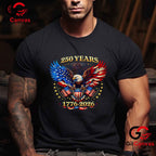 4th July Independence Day USA 250 Years Anniversary Unisex American Gift T-Shirt