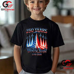 4th of July 250th Anniversary USA Flag America 250 Years Unisex USA Flag Graphic T-Shirt