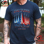4th of July 250th Anniversary USA Flag America 250 Years Unisex USA Flag Graphic T-Shirt