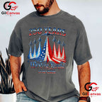 4th of July 250th Anniversary USA Flag America 250 Years Unisex USA Flag Graphic T-Shirt