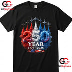 4th of July Patriotic American 250th Anniversary USA Unisex Vintage T-Shirt