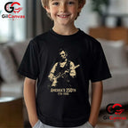 Abraham Lincoln Guitar 250th Anniversary 4th of July Unisex Freedom Graphic T-Shirt