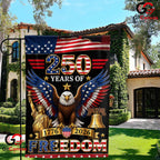 America 250 Years Freedom Patriotic Liberty Bell 1776-2026 Decor Garden Flag