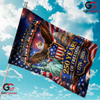 America 250th Anniversary Garden Flag Liberty Eagle Yard Banner Sign 1776-2026
