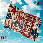 America 250th Anniversary Garden Flag Patriotic Stars And Stripes Yard Banner