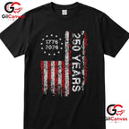 America 250th Anniversary Independence Day Freedom Unisex Adult Vintage Patriotic T-Shirt