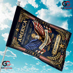 America Semiquincentennial E Pluribus Unum Vintage 250th Anniversary Garden Flag