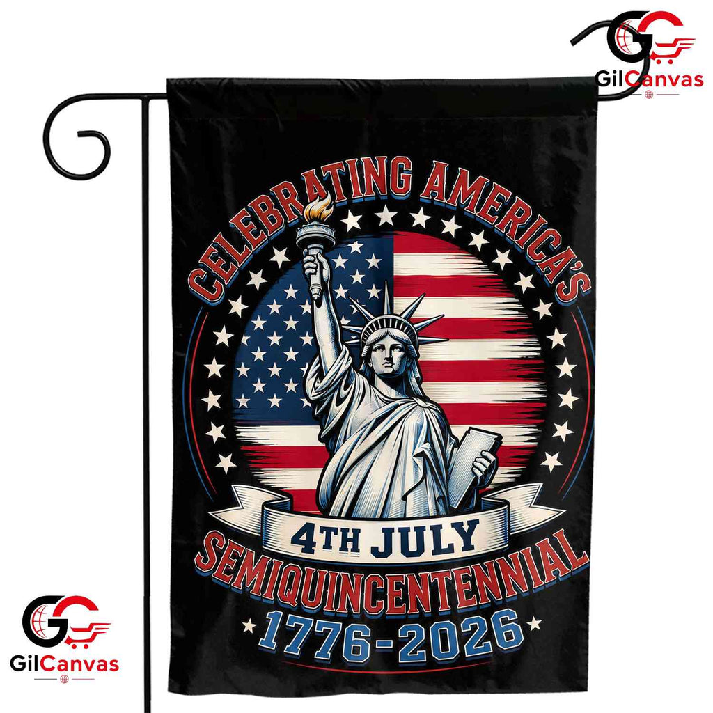America Semiquincentennial Garden Flag 4th Of July 250th Yard Decor Sign Decor