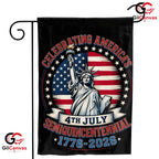 America Semiquincentennial Garden Flag 4th Of July 250th Yard Decor Sign Decor