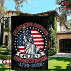 America Semiquincentennial Garden Flag 4th Of July 250th Yard Decor Sign Decor