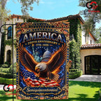 America Semiquincentennial Garden Flag Vintage Eagle 250th Yard Decor Signage
