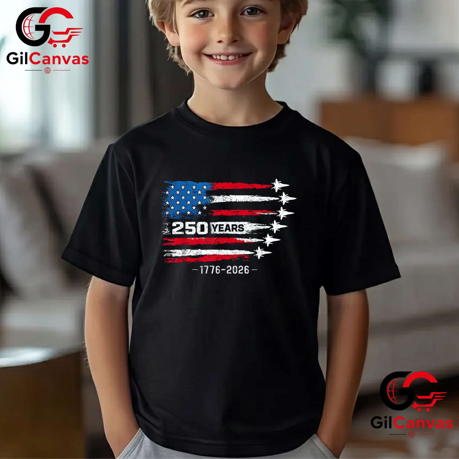 American 250th Anniversary 250 Years 4th of July 2026 Unisex Men Women Gift T-Shirt