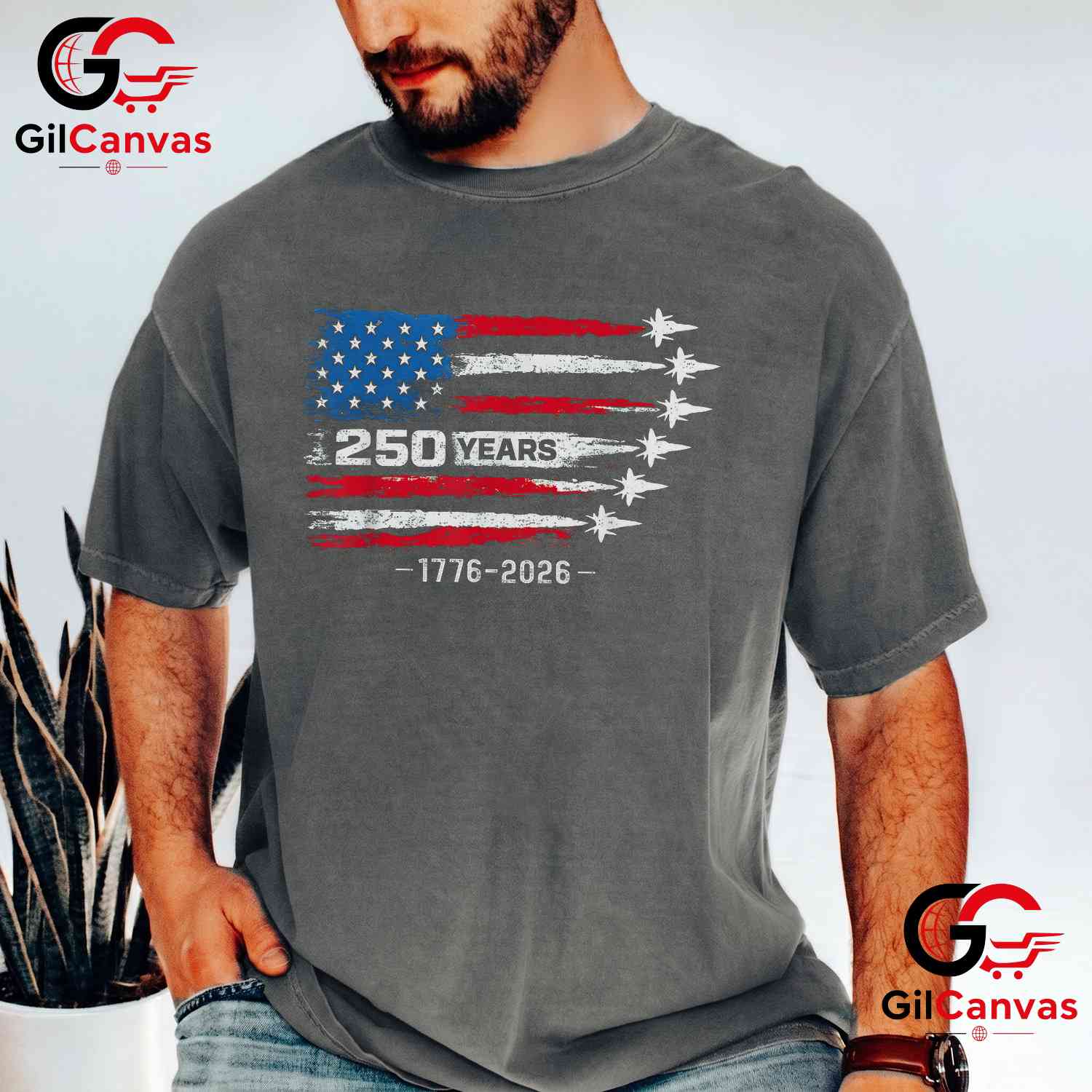 American 250th Anniversary 250 Years 4th of July 2026 Unisex Men Women Gift T-Shirt