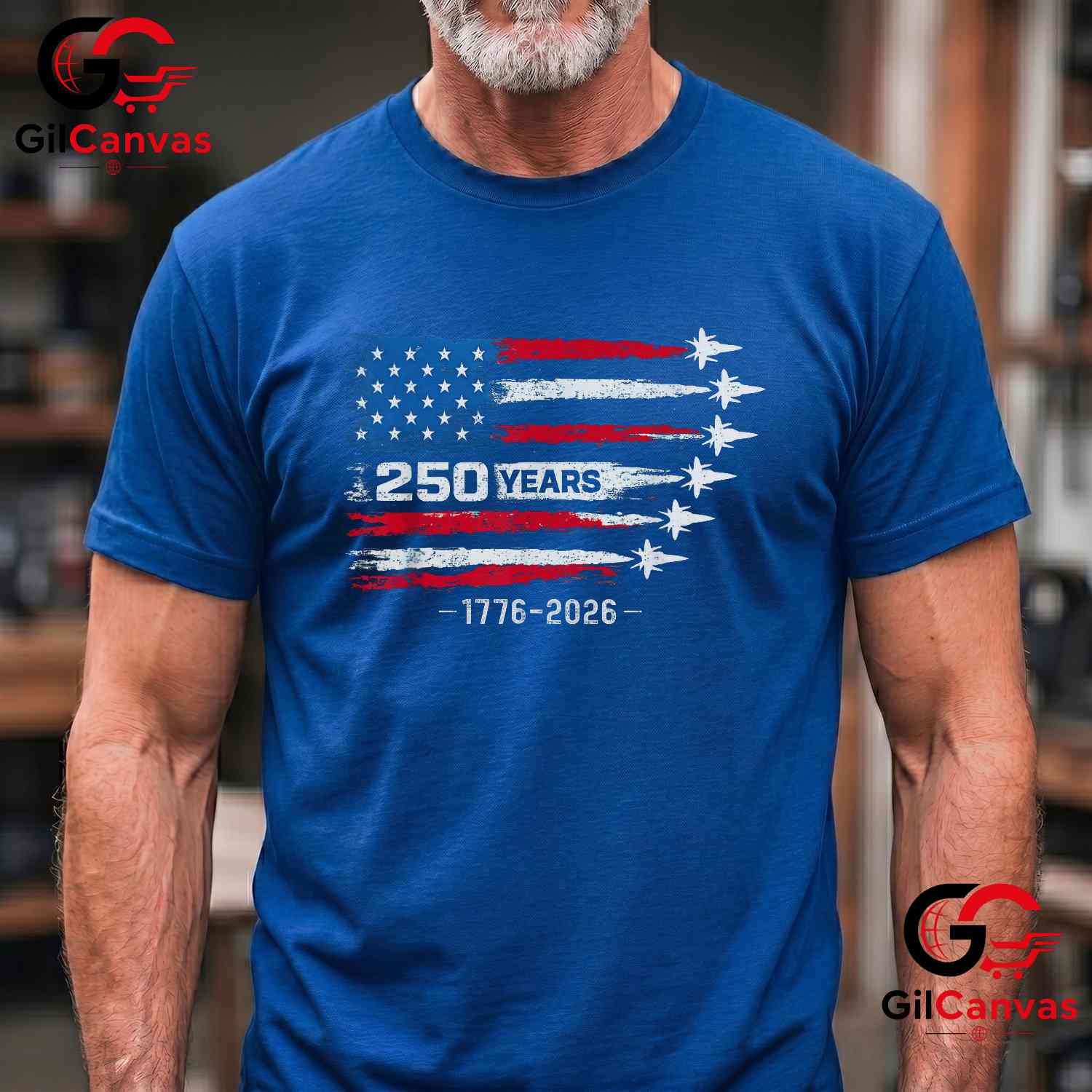 American 250th Anniversary 250 Years 4th of July 2026 Unisex Men Women Gift T-Shirt