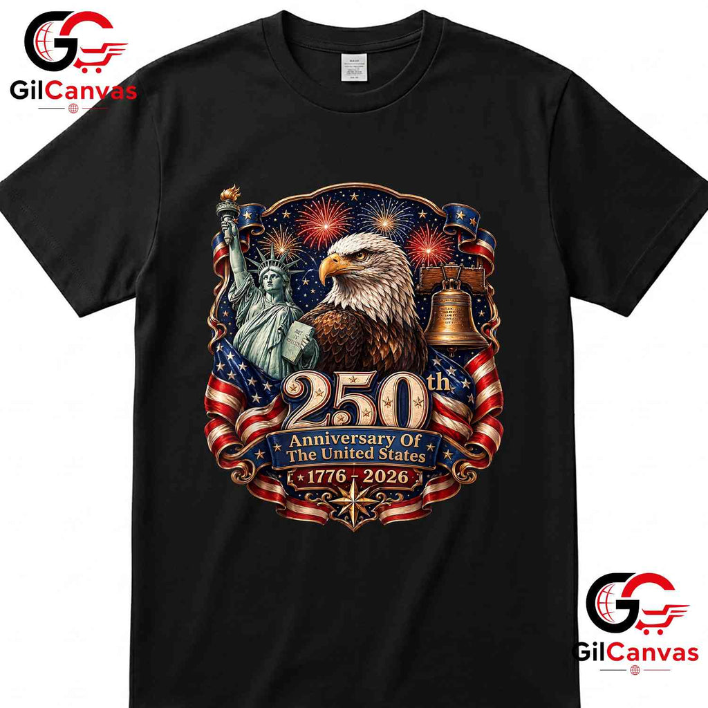 American 250th Pocket USA Patriotic 4th of July 250 Years Unisex American Graphic T-Shirt