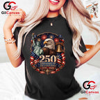 American 250th Pocket USA Patriotic 4th of July 250 Years Unisex American Graphic T-Shirt