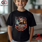 American 250th Pocket USA Patriotic 4th of July 250 Years Unisex American Graphic T-Shirt