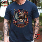 American 250th Pocket USA Patriotic 4th of July 250 Years Unisex American Graphic T-Shirt