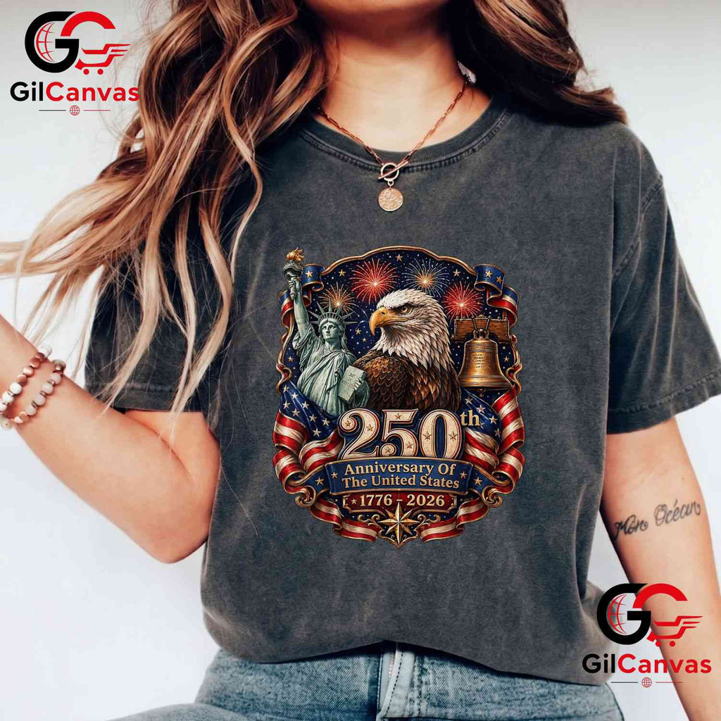 American 250th Pocket USA Patriotic 4th of July 250 Years Unisex American Graphic T-Shirt
