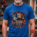 American 250th Pocket USA Patriotic 4th of July 250 Years Unisex American Graphic T-Shirt