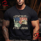 American 4th July Patriotic USA 250th Anniversary 250 Years Unisex Men Women T-Shirt
