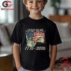 American 4th July Patriotic USA 250th Anniversary 250 Years Unisex Men Women T-Shirt