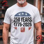 American Flag 250th Anniversary USA 4th of July 250 Years Unisex Men Women T-Shirt