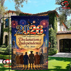 Declaration of Independence 250th Founding Fathers Patriotic Garden Flag