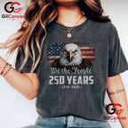 Eagle American Flag 250th Anniversary 4th of July 250 Years Unisex Adult T-Shirt