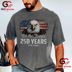 Eagle American Flag 250th Anniversary 4th of July 250 Years Unisex Adult T-Shirt
