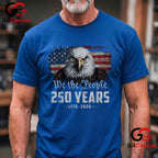 Eagle American Flag 250th Anniversary 4th of July 250 Years Unisex Adult T-Shirt