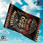 Freedom 250 Years Garden Flag We The People Patriotic Semiquincentennial