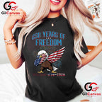 Freedom Eagle Dab 250th Anniversary USA 250 Years Unisex Youth Adult T-Shirt