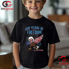 Freedom Eagle Dab 250th Anniversary USA 250 Years Unisex Youth Adult T-Shirt