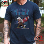 Freedom Eagle Dab 250th Anniversary USA 250 Years Unisex Youth Adult T-Shirt