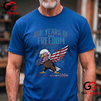 Freedom Eagle Dab 250th Anniversary USA 250 Years Unisex Youth Adult T-Shirt