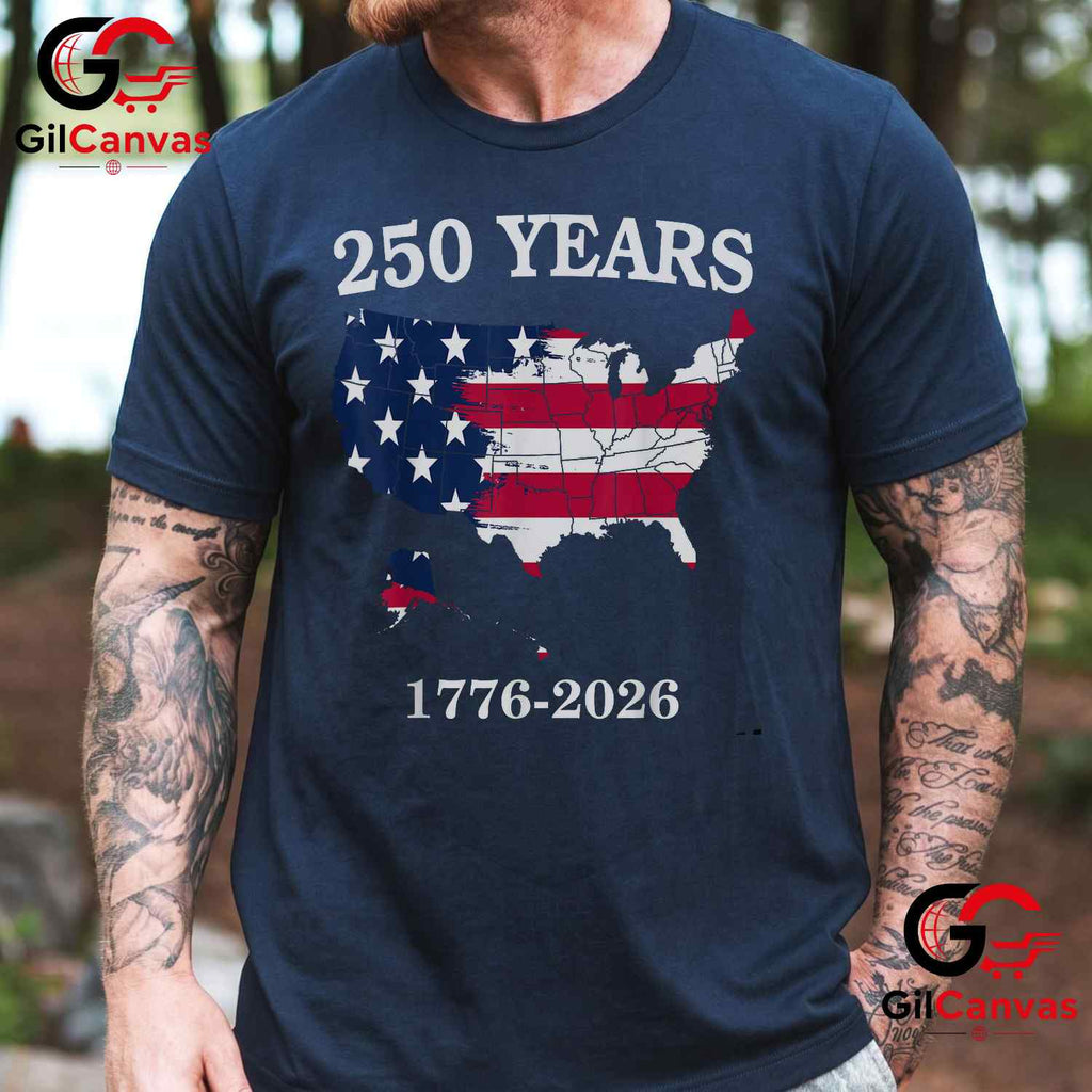 Freedom Independence Day America 250th Anniversary 250 Years Unisex T-Shirt