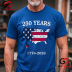 Freedom Independence Day America 250th Anniversary 250 Years Unisex T-Shirt