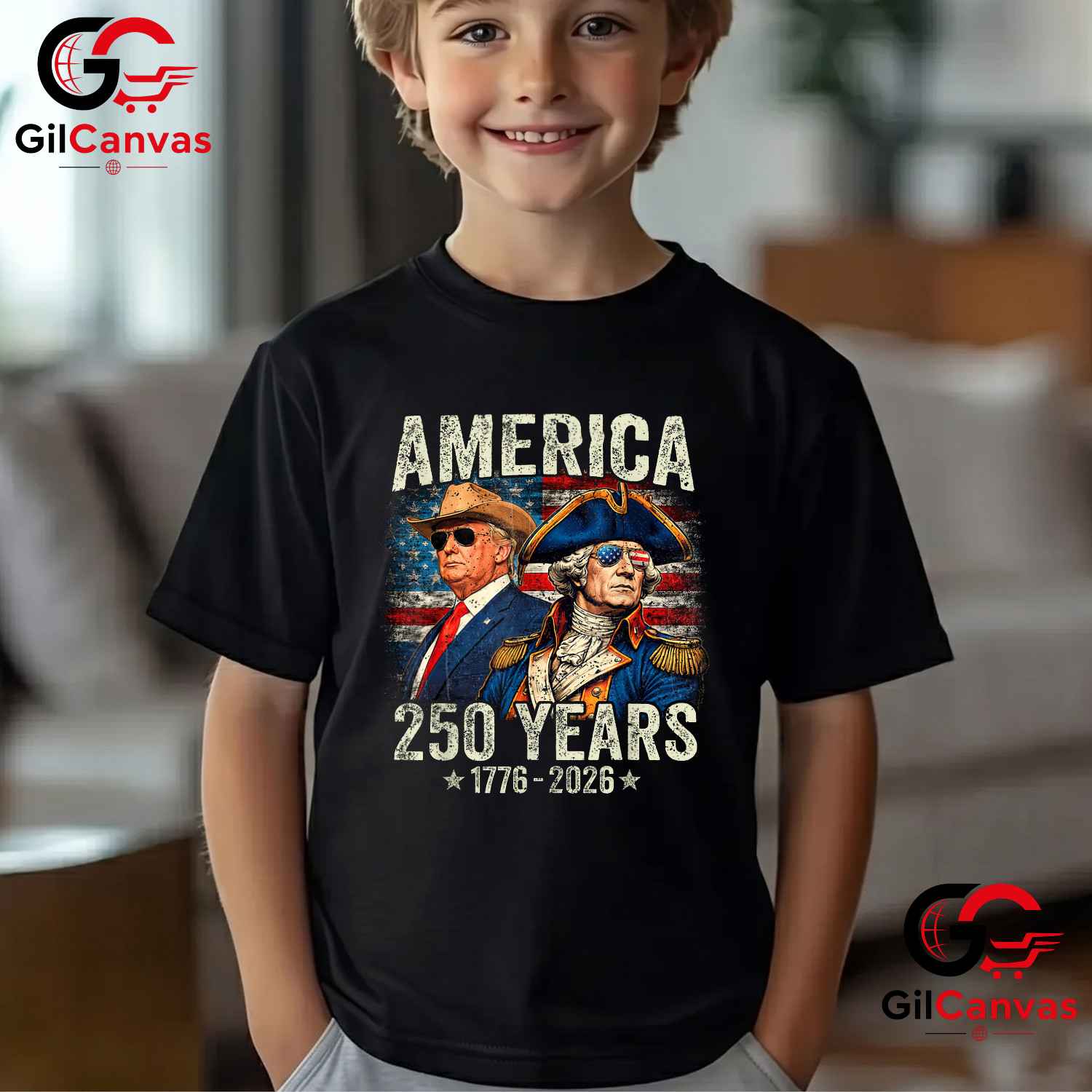 Funny Historical Presidents America 250th Anniversary 250 Years Unisex T-Shirt