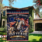 George Washington 250th Garden Flag Semiquincentennial Yard Decor 1776-2026
