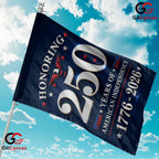 Honoring American Independence 250th Garden Flag Semiquincentennial Yard Decor