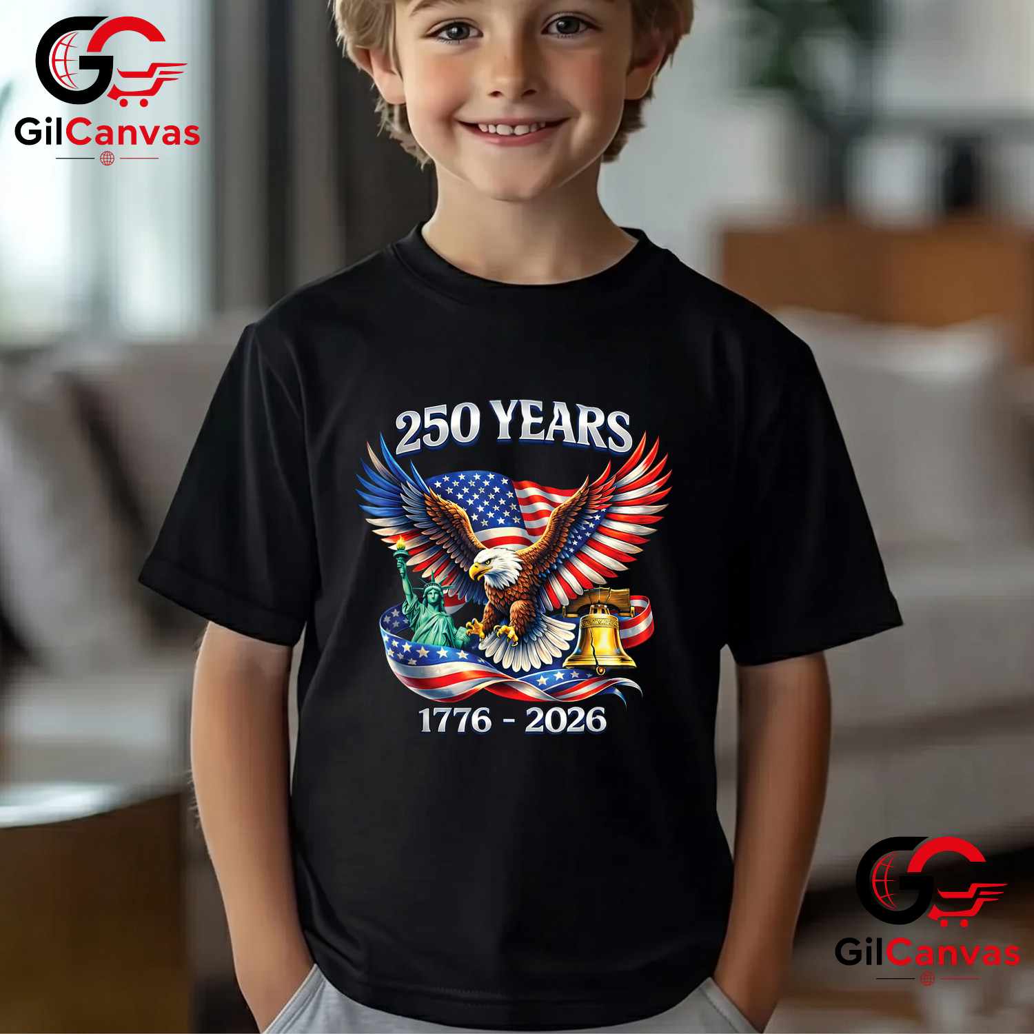 Independence Day Freedom America 250th Anniversary 250 Years Unisex T-Shirt