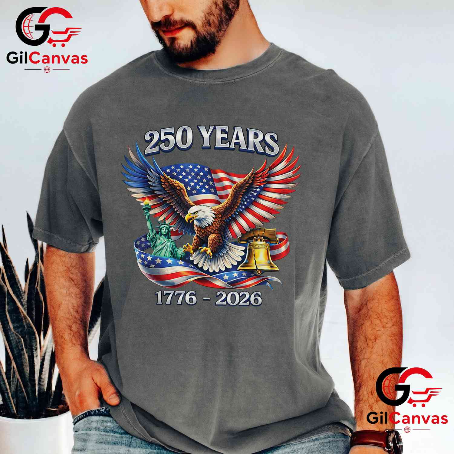 Independence Day Freedom America 250th Anniversary 250 Years Unisex T-Shirt
